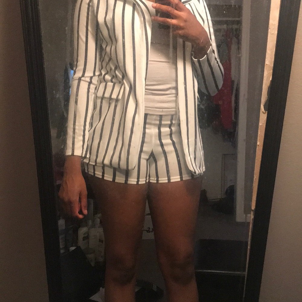 Suit jacket matching shorts